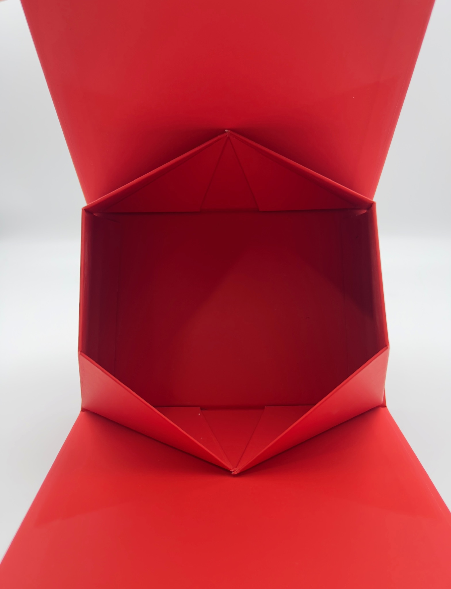 折叠三角手提盒